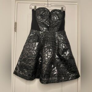 Bebe medium strapless mini dress